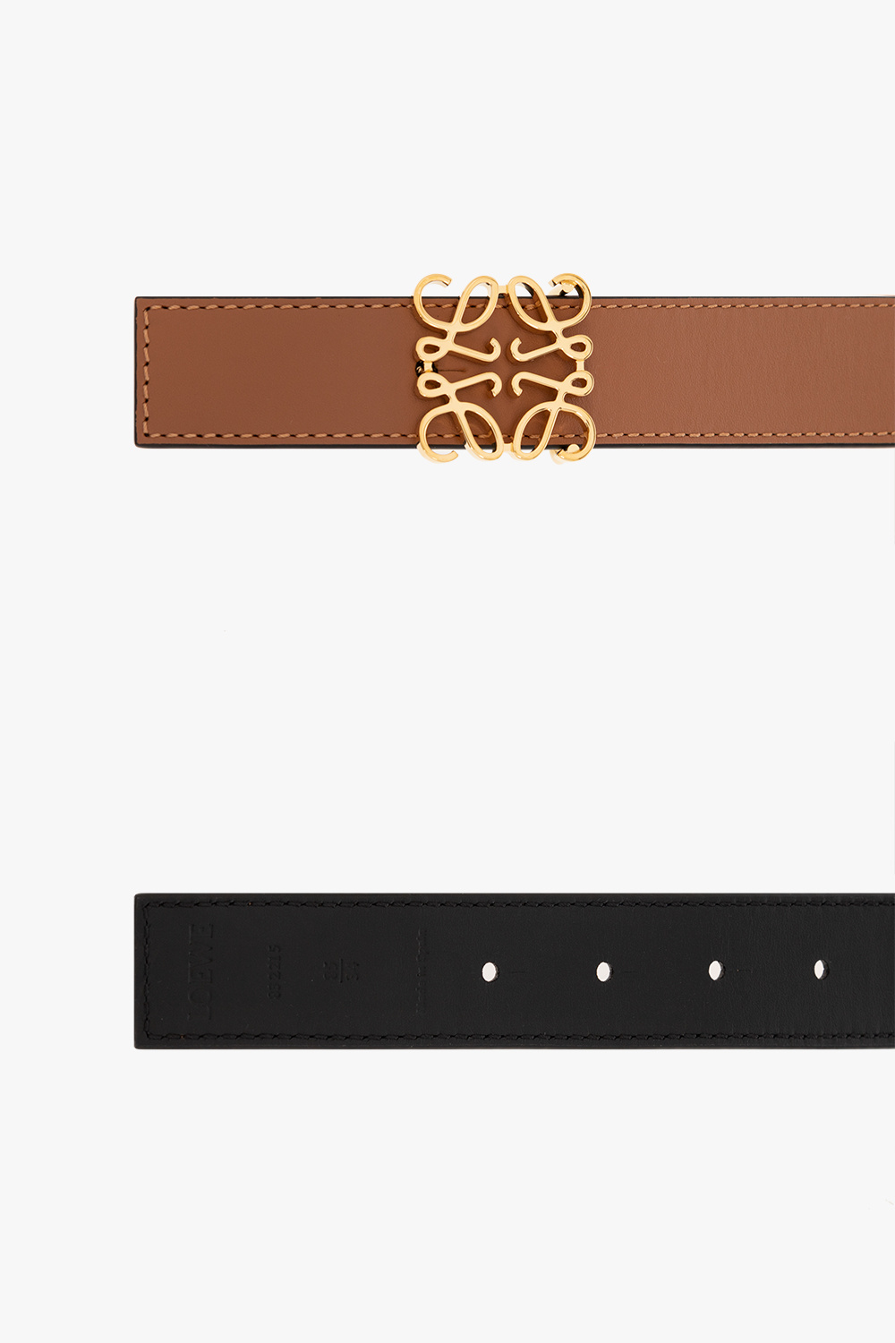 SchaferandweinerShops AG - Brown Reversible belt with logo